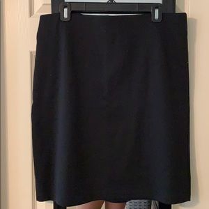 Black pencil skirt